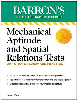 E-Book (epub) Mechanical Aptitude and Spatial Relations Tests, Fourth Edition von Barron's Educational Series, Joel Wiesen