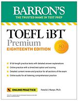 eBook (epub) TOEFL iBT Premium with 8 Online Practice Tests + Online Audio, Eighteenth Edition de Pamela J. Sharpe