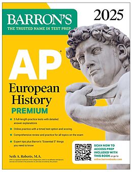 eBook (epub) AP European History Premium, 2025: Prep Book with 5 Practice Tests + Comprehensive Review + Online Practice de Barron's Educational Series, Seth A. Roberts