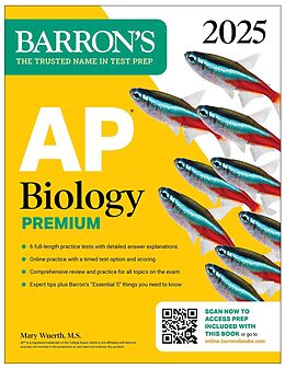 eBook (epub) AP Biology Premium, 2025: Prep Book with 6 Practice Tests + Comprehensive Review + Online Practice de Barron's Educational Series, Mary Wuerth