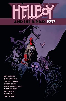 Couverture cartonnée Hellboy and the B.P.R.D.: 1957 de Mike Mignola, Chris Roberson, Laurence Campbell