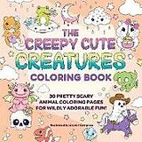 Couverture cartonnée The Creepy Cute Creatures Coloring Book de 