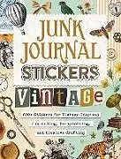 Kartonierter Einband Junk Journal Stickers von Adams Media
