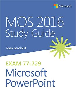 eBook (pdf) MOS 2016 Study Guide for Microsoft PowerPoint de Lambert Joan, Lambert Steve