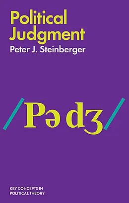 E-Book (epub) Political Judgment von Peter J. Steinberger