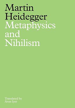 eBook (epub) Metaphysics and Nihilism de Martin Heidegger