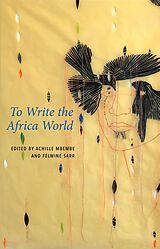 eBook (epub) To Write the Africa World de 