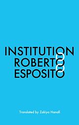 Livre Relié Institution de Roberto Esposito