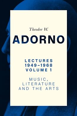 Livre Relié Lectures 1949-1968, Volume 1 de Theodor W. Adorno