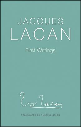 Livre Relié First Writings de Jacques Lacan