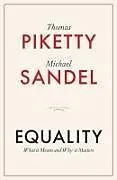 Fester Einband Equality von Piketty Thomas, Sandel Michael J.