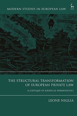 Livre Relié The Structural Transformation of European Private Law de Niglia Leone