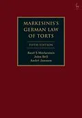 E-Book (epub) Markesinis's German Law of Torts von Basil S Markesinis, John Bell, André Janssen