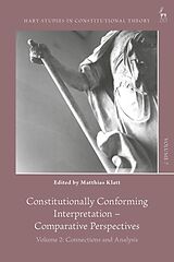 Livre Relié Constitutionally Conforming Interpretation  Comparative Perspectives de Matthias Klatt