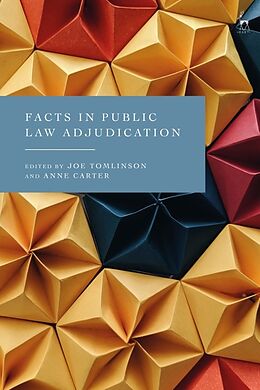 Couverture cartonnée Facts in Public Law Adjudication de Joe; Carter, Anne Tomlinson