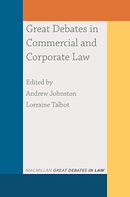 eBook (epub) Great Debates in Commercial and Corporate Law de 