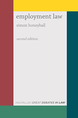 eBook (epub) Great Debates in Employment Law de Simon Honeyball