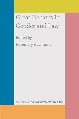 eBook (epub) Great Debates in Gender and Law de 