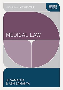 eBook (epub) Medical Law de Jo Samanta, Ash Samanta