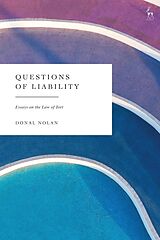 Couverture cartonnée Questions of Liability de Nolan Donal