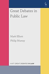 Couverture cartonnée Great Debates in Public Law de Mark Elliott, Philip Murray