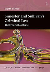 eBook (epub) Simester and Sullivan's Criminal Law de J J Child, A P Simester, J R Spencer