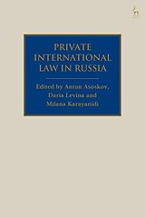 Fester Einband Private International Law in Russia von Anton; Levina, Daria; Karayanidi, Milana Asoskov