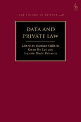 Couverture cartonnée Data and Private Law de Damian; Lau, Kwan Ho; Paterson, Jeannie Clifford