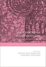 Couverture cartonnée International Investment Law de Helene; Stoppioni, Edoardo Ruiz Fabri