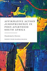 Livre Relié Affirmative Action Jurisprudence in Post-Apartheid South Africa de Nomfundo Ramalekana