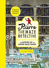 Couverture cartonnée Pierre the Maze Detective: The Mystery of the Empire Maze Tower de Kamigaki Hiro, IC4DESIGN