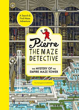 Couverture cartonnée Pierre the Maze Detective: The Mystery of the Empire Maze Tower de Kamigaki Hiro, IC4DESIGN