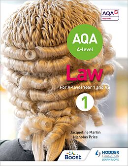 eBook (epub) AQA A-level Law for Year 1/AS de Jacqueline Martin, Nicholas Price
