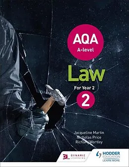 E-Book (epub) AQA A-level Law for Year 2 von Jacqueline Martin, Richard Wortley, Nicholas Price