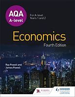 Couverture cartonnée AQA A-level Economics Fourth Edition de Ray Powell, James Powell