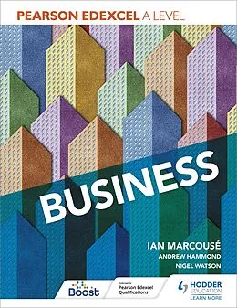 E-Book (epub) Pearson Edexcel A level Business von Ian Marcouse, Andrew Hammond, Nigel Watson