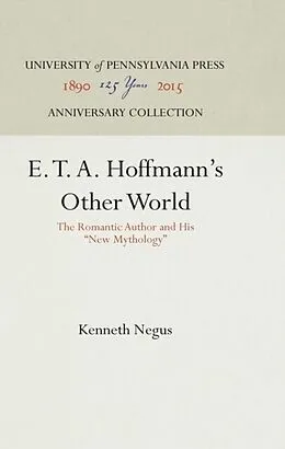 E-Book (pdf) E. T. A. Hoffmann's Other World von Kenneth Negus