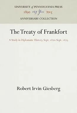 E-Book (pdf) Treaty of Frankfort von Robert Irvin Giesberg