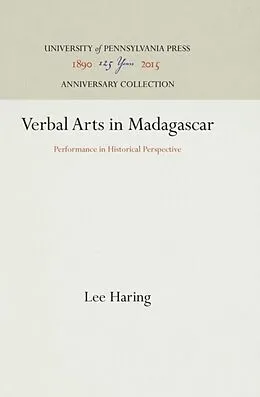 E-Book (pdf) Verbal Arts in Madagascar von Lee Haring
