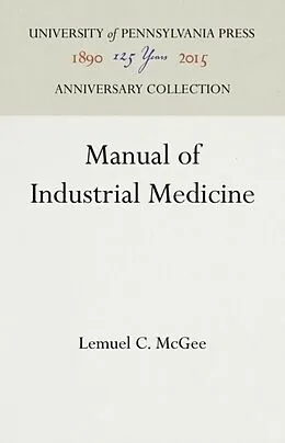 E-Book (pdf) Manual of Industrial Medicine von Lemuel C. McGee