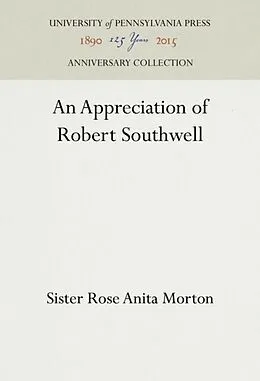 E-Book (pdf) Appreciation of Robert Southwell von Sister Rose Anita Morton