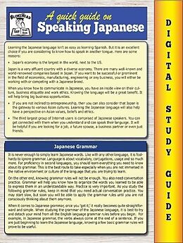 eBook (epub) Japanese Grammar ( Blokehead Easy Study Guide) de Scott Green