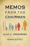 Kartonierter Einband Memos from the Chairman von Alan C Greenberg