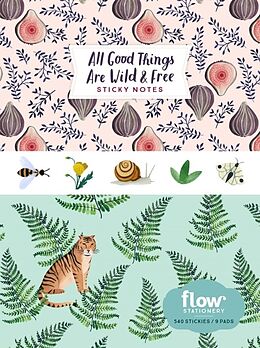 Broschiert All Good Things Are Wild and Free Sticky Notes von Astrid Magazine, Editors of Flow Sm Van Der Hulst