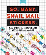 Kartonierter Einband So. Many. Snail Mail Stickers von Pipsticks®+Workman®