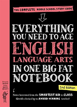 Couverture cartonnée Everything You Need to Ace English Language Arts in One Big Fat Notebook, 2nd Edition de Workman Publishing