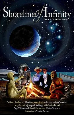 E-Book (epub) Shoreline of Infinity 1: Science Fiction Magazine (Shoreline of Infinity science fiction magazine, #1) von Noel Chidwick, John Buchan, Larry Ivkovich