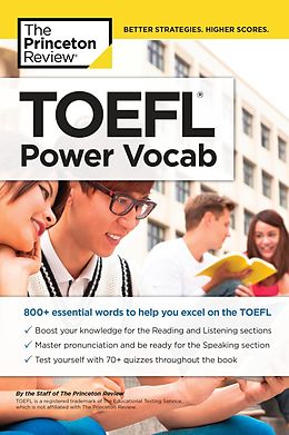eBook (epub) TOEFL Power Vocab de The Princeton Review
