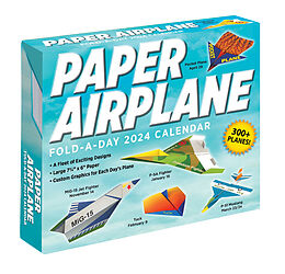 Kalender Paper Airplane 2024 Fold-A-Day Calendar von Kyong Lee, David Mitchell