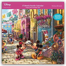 Kalender Disney Dreams Collection by Thomas Kinkade Studios: 17-Month 2024-2025 Family Wall Calendar von Thomas Kinkade Studios, Thomas Kinkade